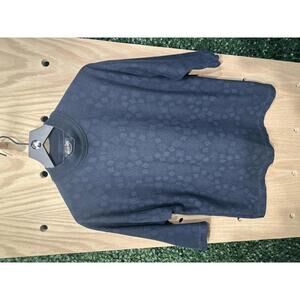 Willy-Dee Black Vintage T-Shirt with Subtle Pattern